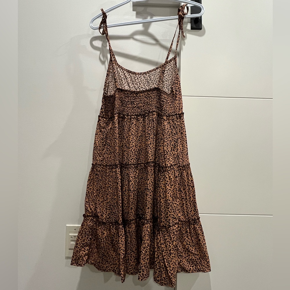 Leopard Print Tiered Dress - Picture 7 of 9
